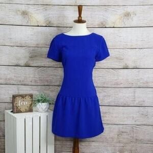 Urban Outfitters Cooperative‎ Drop Waist Blue Dress Size Small